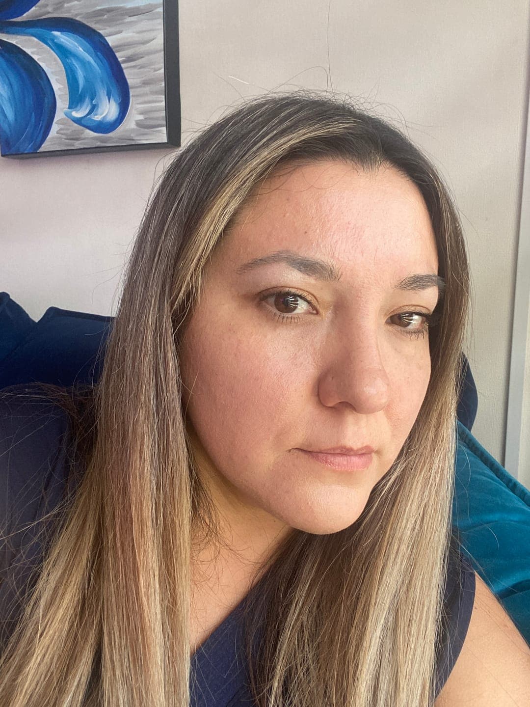 Foto de Valesca S. usando Mascarilla Matizadora Platinum 300 g