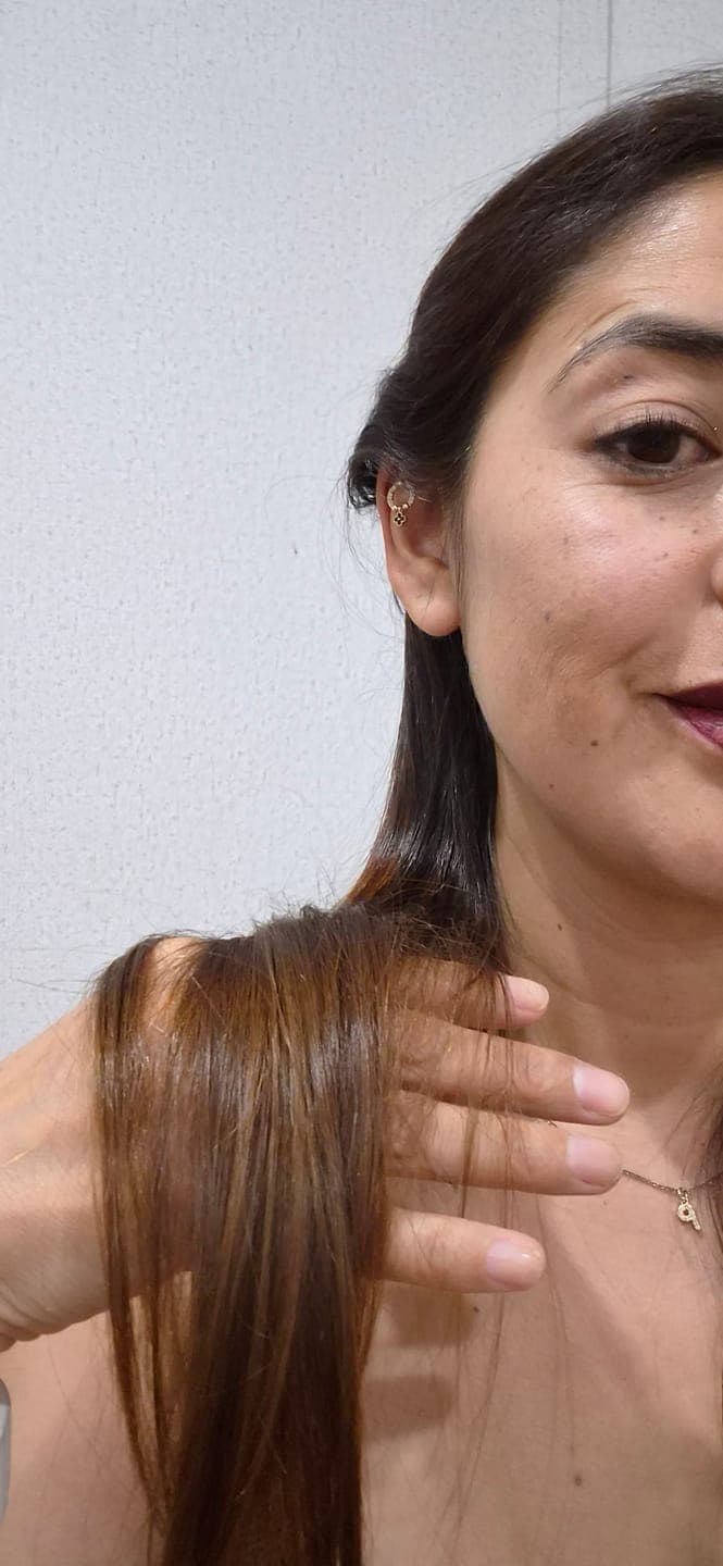 Foto de Patricia C. usando Hair Power - Reparación Capilar 60 ml