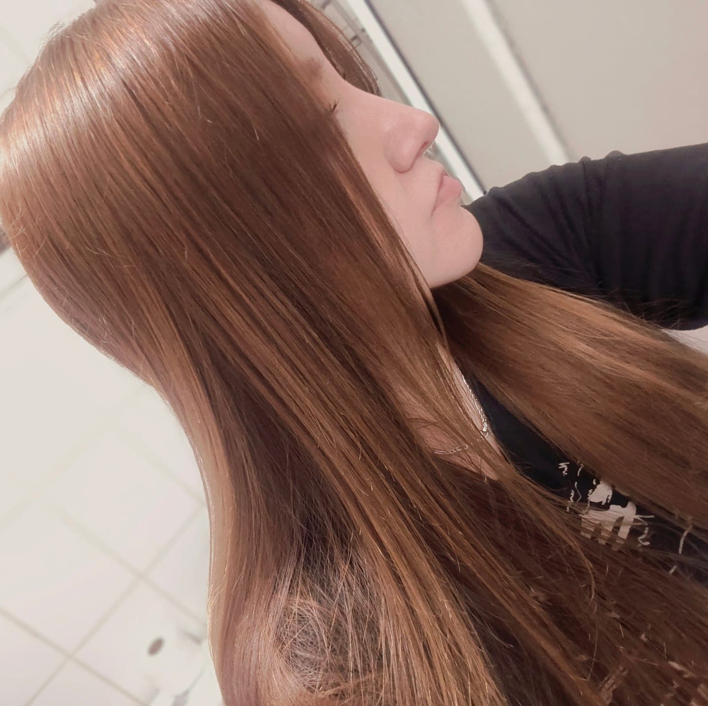 Foto de Lessly S. usando Protector Térmico Antifrizz 120 ml