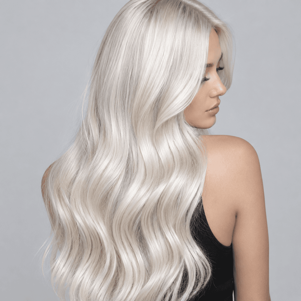 Pelo rubio platinado