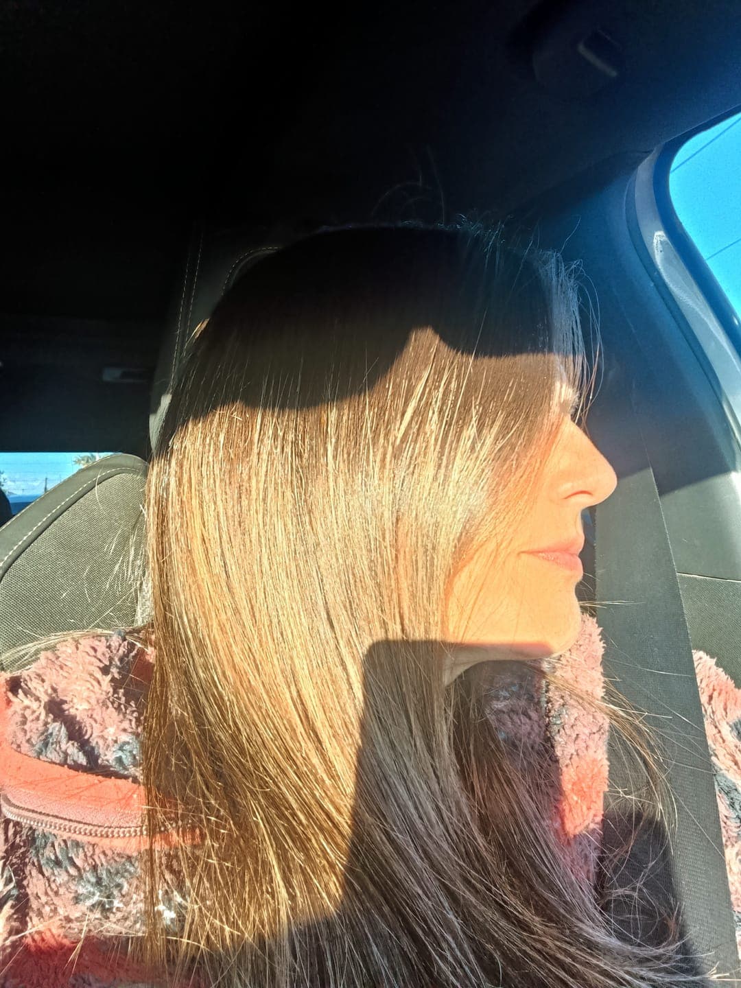 Foto de Johanna M. usando Acondicionador Post-Alisado 300 ml