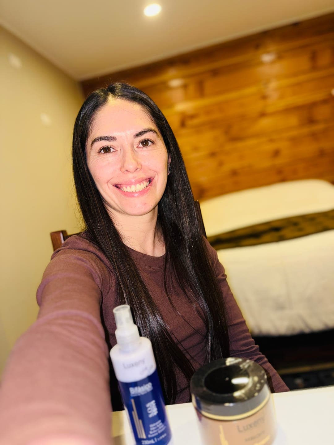 Foto de Andrea S. usando Mascarilla Vita Power 300g