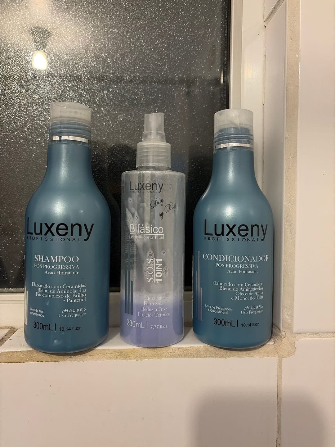 Foto de Felipe S. usando Acondicionador Post-Alisado 300 ml