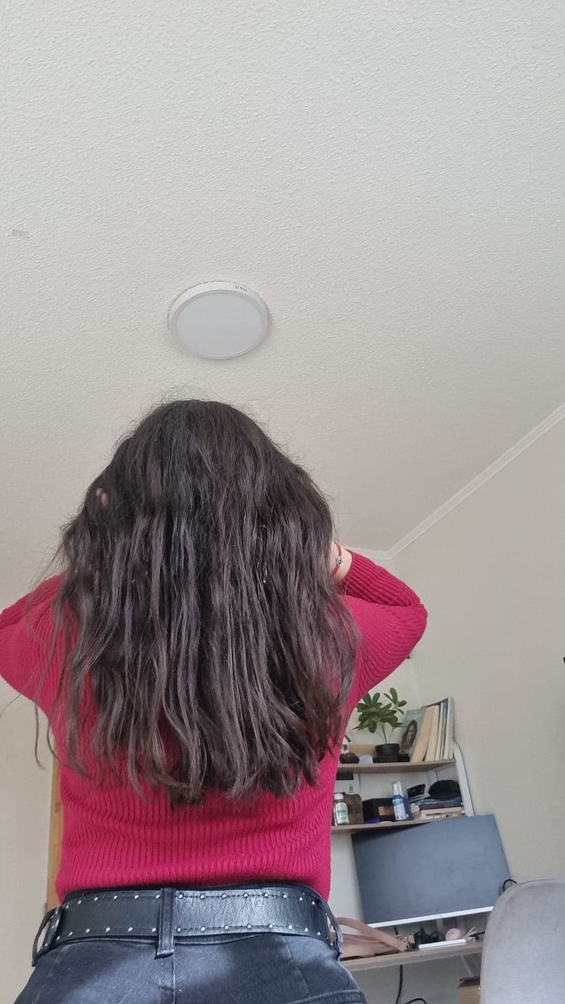 Foto de Alejandra A. usando Shampoo Anticaída Jaborandi 300ml