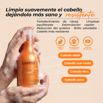 Shampoo Anticaida Jaborandi 6 Luxeny