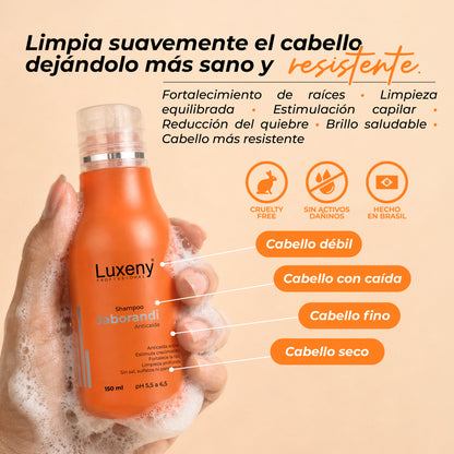 Shampoo Jaborandi 150 ml 6 Luxeny