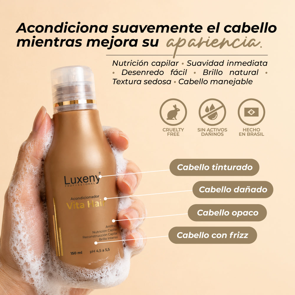 Acondicionador Vita Hair 150 ml 6 Luxeny
