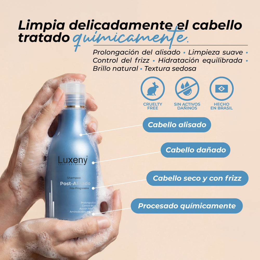 Shampoo Post-Alisado 6 Luxeny