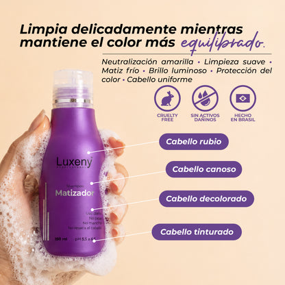 Shampoo Matizador 150 ml 6 Luxeny