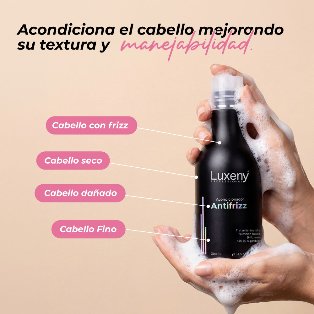 Acondicionador Antifrizz 3 Luxeny