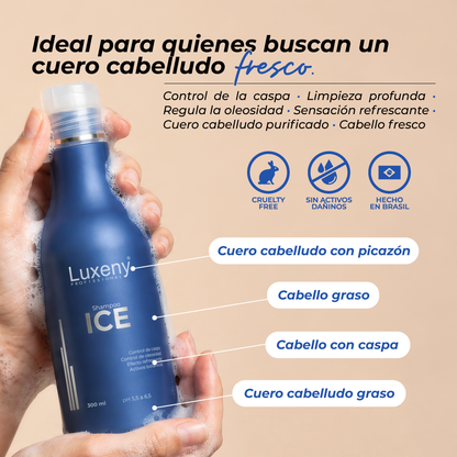 Shampoo Anticaspa ICE 6 Luxeny