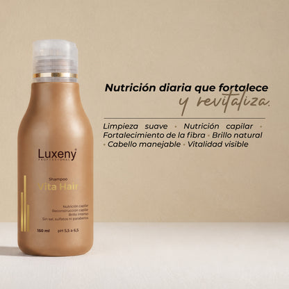 Shampoo Vita Hair 150 ml 2 Luxeny