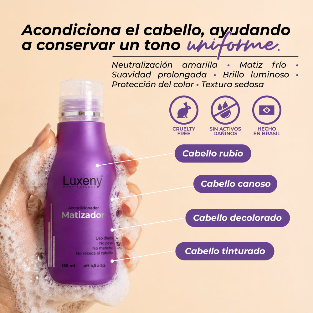 Acondicionador Matizador 150 ml 6 Luxeny