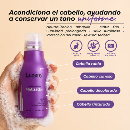 Acondicionador Matizador 150 ml 6 Luxeny