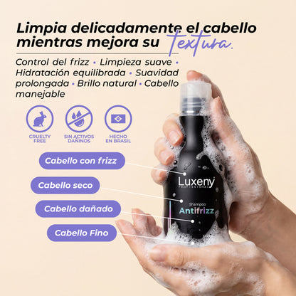 Shampoo Antifrizz 300 ml 6 Luxeny
