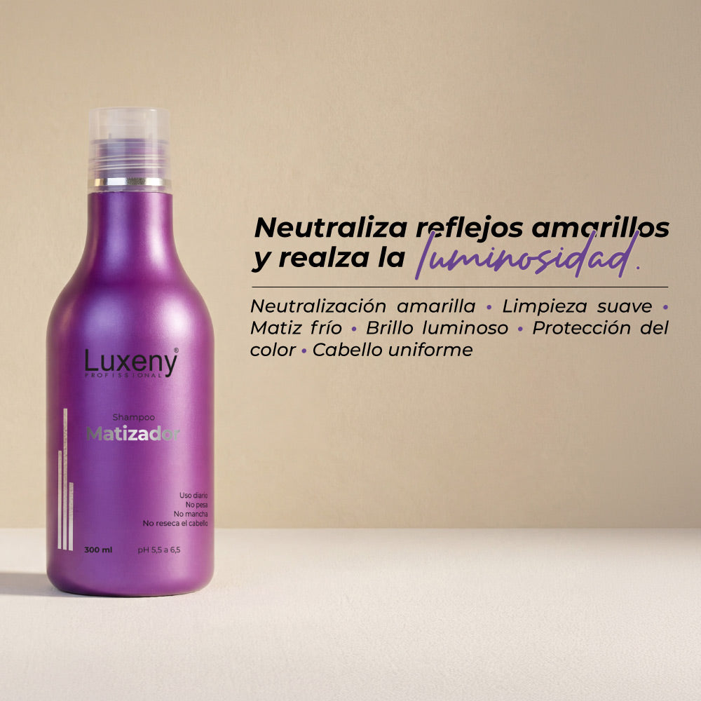 Shampoo Matizador Platinum 2 Luxeny