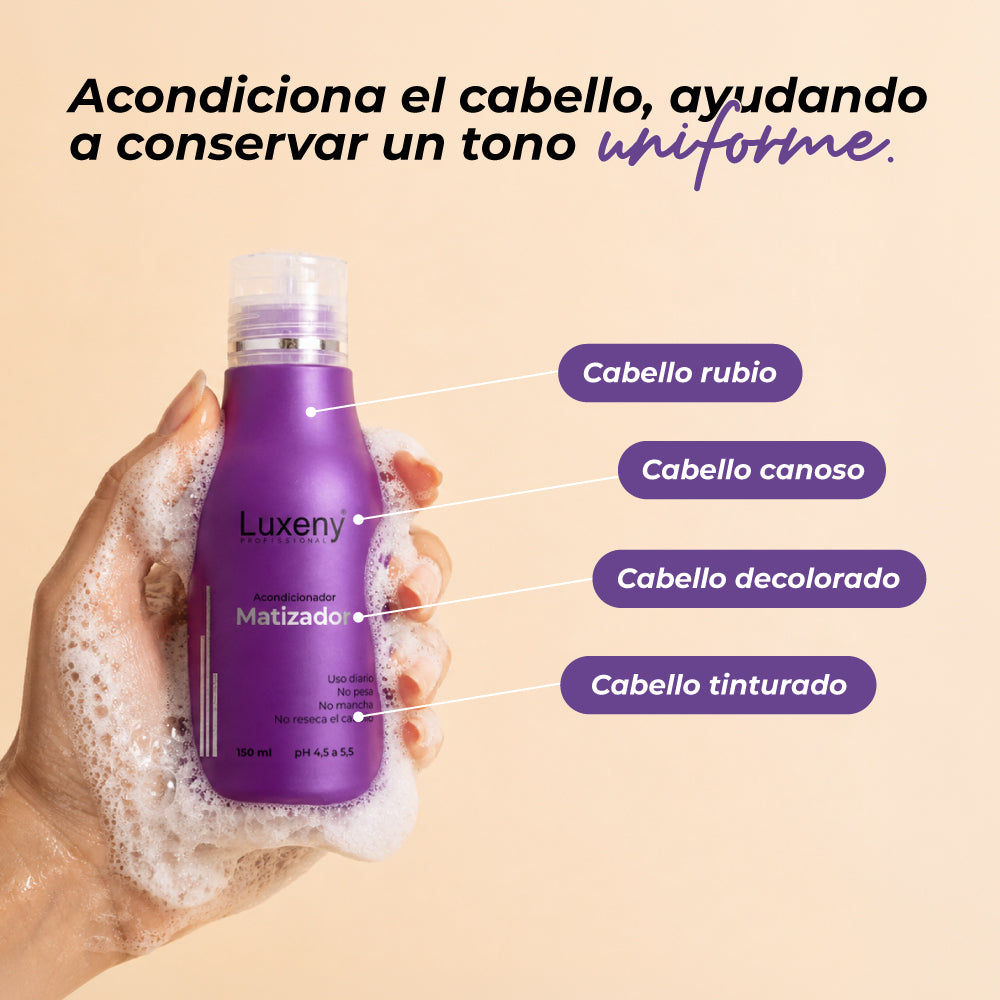 Acondicionador Matizador 150 ml 3 Luxeny