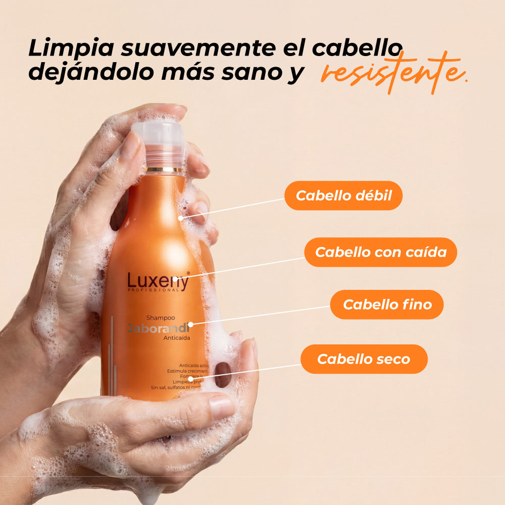 Shampoo Anticaida Jaborandi 3 Luxeny