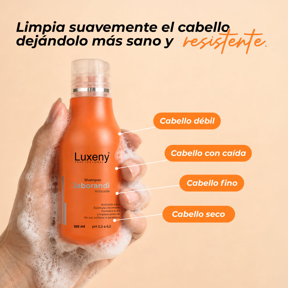 Shampoo Jaborandi 150 ml 3 Luxeny