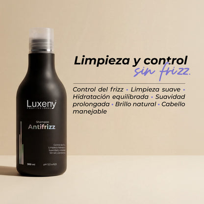 Shampoo Antifrizz 300 ml 2 Luxeny