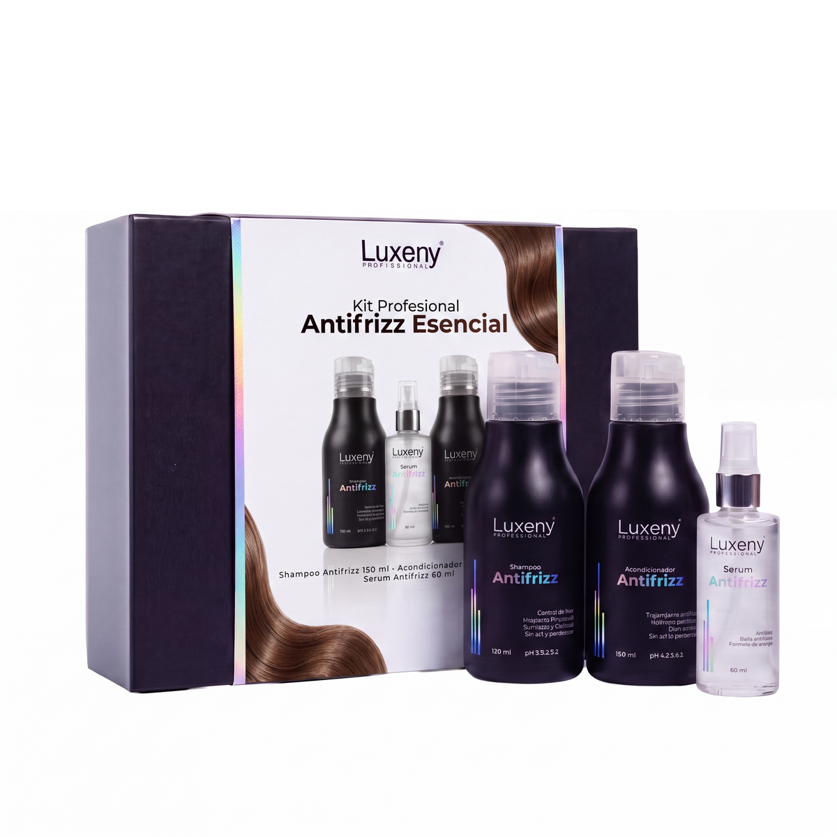 Kit Profesional Antifrizz Esencial Luxeny