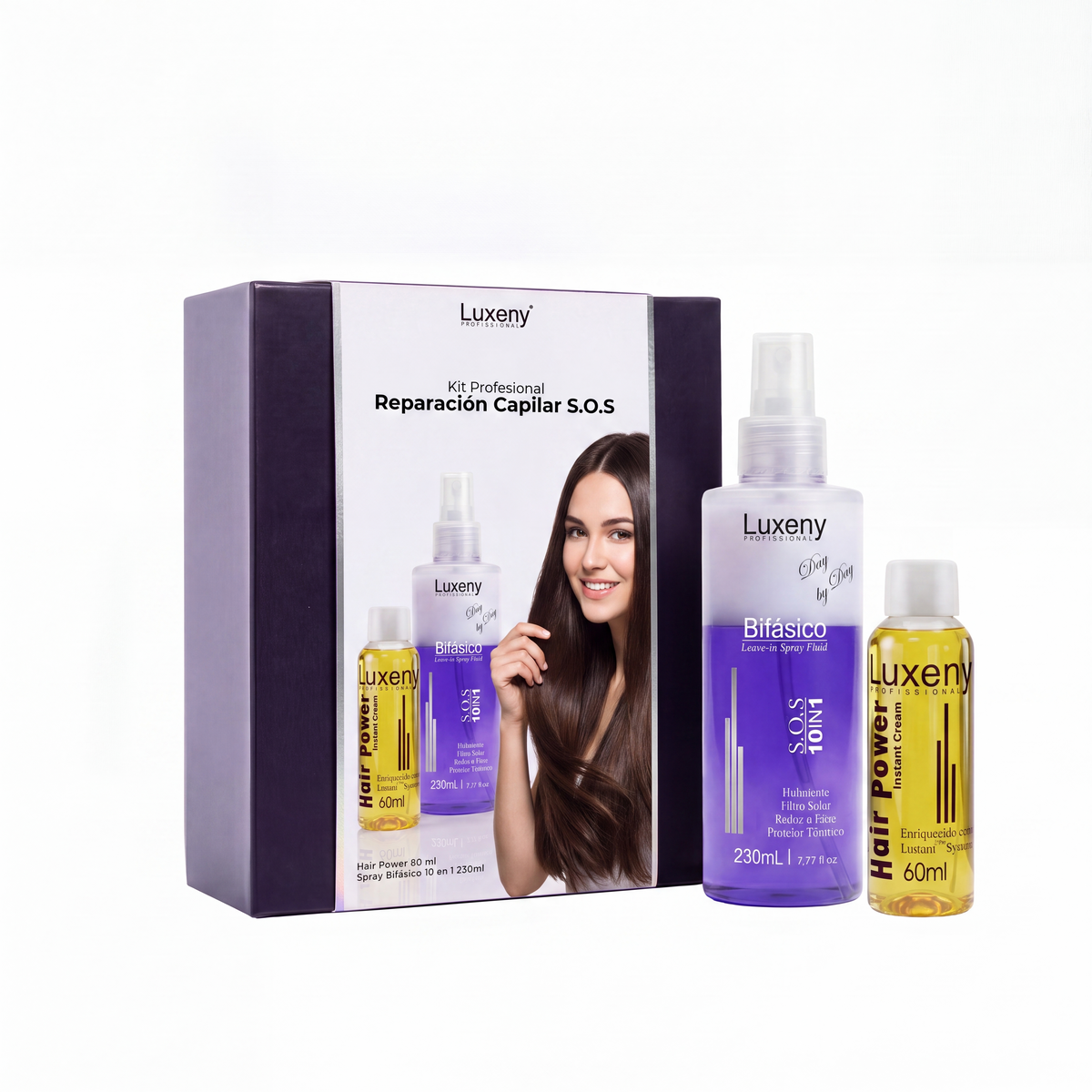 Kit Profesional Reparación Capilar S.O.S Luxeny