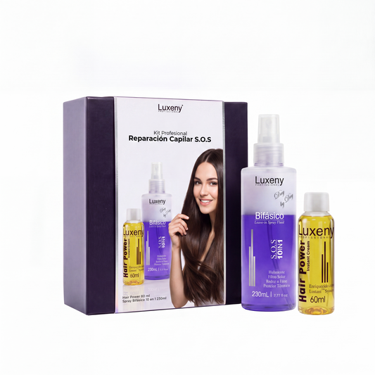 Kit Profesional Reparación Capilar S.O.S Luxeny
